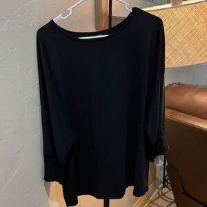 Chic Black Women's Blouse Large Dokotoo.      A36